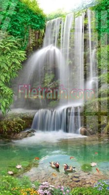 File ảnh Tranh trang trí Spa làm đẹp MP856 (gốc) in backdrop sự kiện