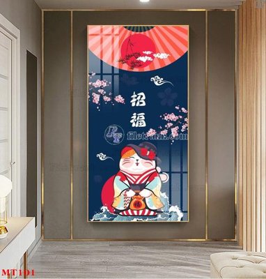 Tải xuống file tranh gốc File tranh con mèo thần tài MT101 (PSD/TIFF)