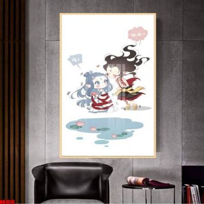 Hình ảnh file gốc in lụa File in tranh natra ma đồng giáng thế NA1016