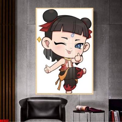 File tranh File in tranh natra ma đồng giáng thế NA1037 (ảnh gốc) in trần nhà