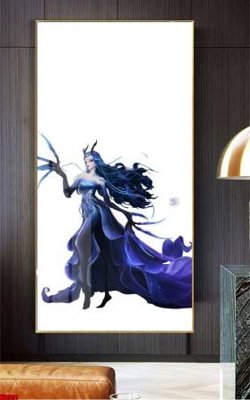 File tranh gốc File in tranh natra ma đồng giáng thế NA1091 (bản đẹp) độc quyền