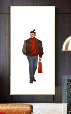 File in ấn File in tranh natra ma đồng giáng thế NA1098 (bản gốc) sắc nét