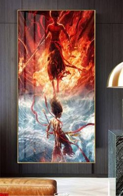 File tranh File in tranh natra ma đồng giáng thế NA1131 (gốc) chủ đề động vật