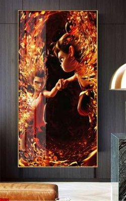 File gốc File in tranh natra ma đồng giáng thế NA1134 (vector) cho in ấn