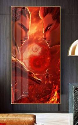 File tranh File in tranh natra ma đồng giáng thế NA1136 (bản gốc) in lụa dán tường