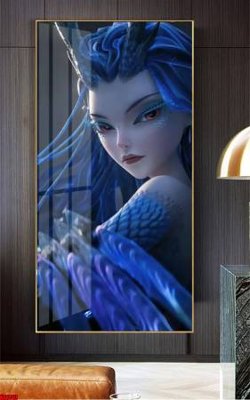 File gốc File in tranh natra ma đồng giáng thế NA1143 (trang trí) phòng làm việc