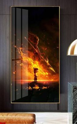 Ảnh gốc file in lụa File in tranh natra ma đồng giáng thế NA1146 chi tiết