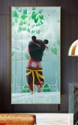 File tranh File in tranh natra ma đồng giáng thế NA1179 (gốc) phong cách tối giản