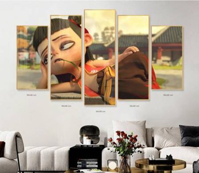 Tải file File in tranh bộ 5 tấm natra ma đồng giáng thế NA1231 (gốc) in ấn chất lượng