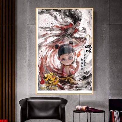 Tải file gốc in lụa File in tranh natra ma đồng giáng thế NA183 siêu nét