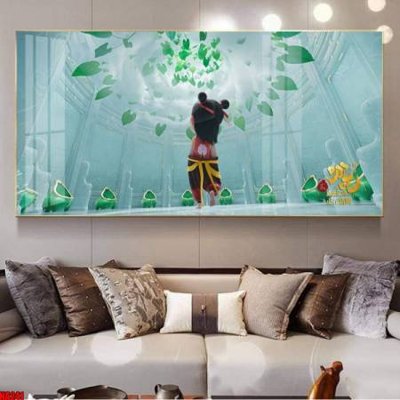 File in trần File in tranh natra ma đồng giáng thế NA241 (bản gốc) phong cảnh