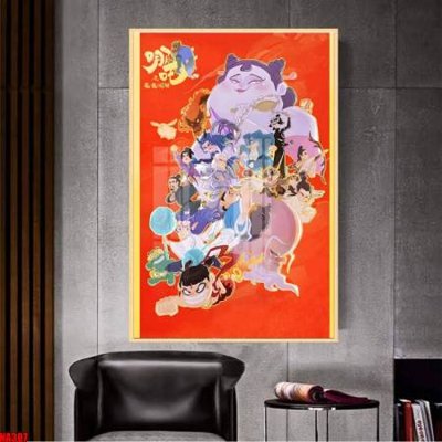 Ảnh gốc File in tranh natra ma đồng giáng thế NA307 (nét căng) in mica