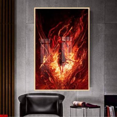 File ảnh File in tranh natra ma đồng giáng thế NA309 (gốc) in decal dán tường