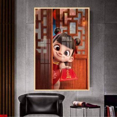 File tranh in tráng gương File in tranh natra ma đồng giáng thế NA318 (siêu nét)