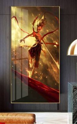 Tải file File in tranh natra ma đồng giáng thế NA358 (gốc) chủ đề hoa sen