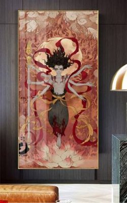 File in mica File in tranh natra ma đồng giáng thế NA361 (ảnh gốc) đẹp