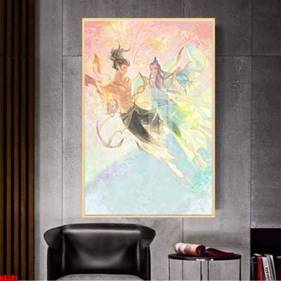 File tranh in trần 3D File in tranh natra ma đồng giáng thế NA381 (ảnh gốc)