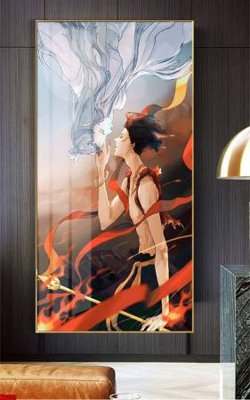 File gốc File in tranh natra ma đồng giáng thế NA389 (trang trí) cho phòng khách