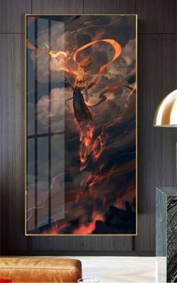 Download file gốc File in tranh natra ma đồng giáng thế NA394 (in lụa) nghệ thuật