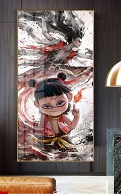 Chi tiết file ảnh File in tranh natra ma đồng giáng thế NA426 sắc nét