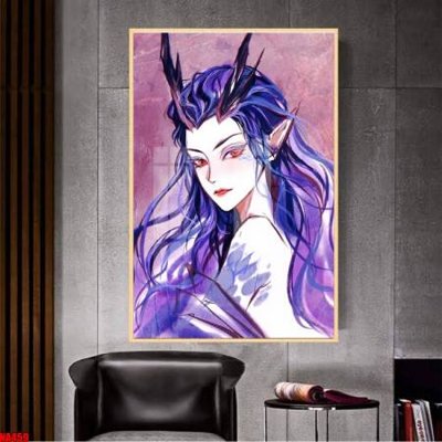 File tranh File in tranh natra ma đồng giáng thế NA459 (ảnh gốc) in trần 3D