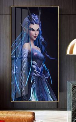 File gốc in ấn File in tranh natra ma đồng giáng thế NA461 chất lượng vượt trội