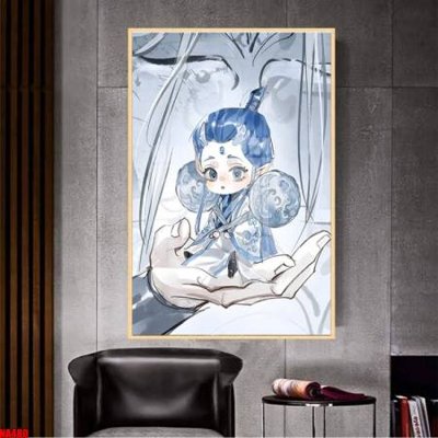 File gốc File in tranh natra ma đồng giáng thế NA480 (in tráng gương) hiện đại