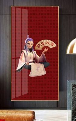 File in trần File in tranh natra ma đồng giáng thế NA498 (bản gốc) phong cảnh