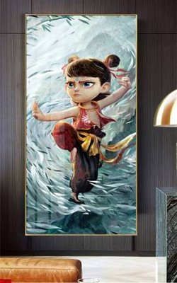 Tải file File in tranh natra ma đồng giáng thế NA562 (PSD) cho in tranh kính