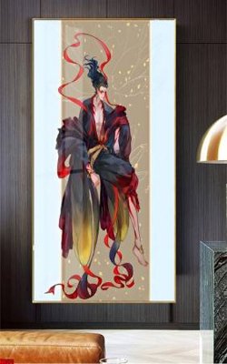 Chi tiết file ảnh File in tranh natra ma đồng giáng thế NA573 sắc nét