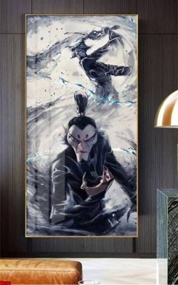 Ảnh gốc File in tranh natra ma đồng giáng thế NA579 (độ nét cao) in tráng gương