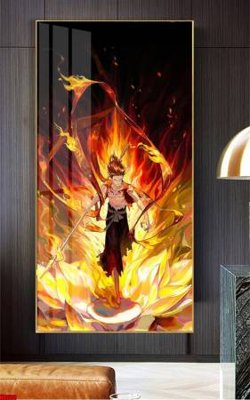 File gốc File in tranh natra ma đồng giáng thế NA600 (trang trí) phòng làm việc