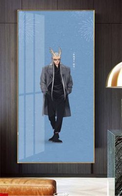 File gốc File in tranh natra ma đồng giáng thế NA606 (chủ đề hiện đại) trang trí