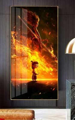 Tải file File in tranh natra ma đồng giáng thế NA614 (gốc) chủ đề hoa sen