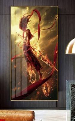 Chi tiết file gốc File in tranh natra ma đồng giáng thế NA644 (cho in tráng gương)