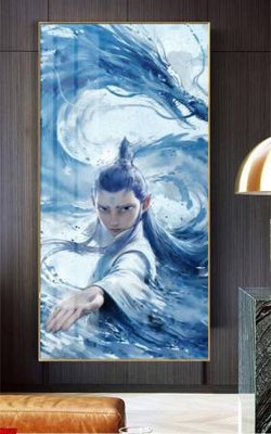 File gốc File in tranh natra ma đồng giáng thế NA667 (in tráng gương) ốp tường