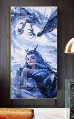 File in lụa File in tranh natra ma đồng giáng thế NA668 (tân cổ điển) File in tranh natra ma đồng giáng thế NA668