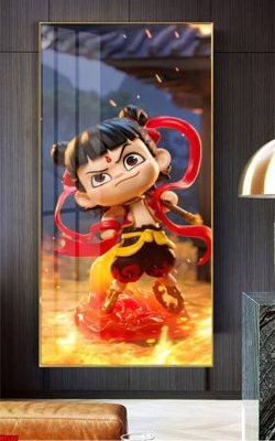 Ảnh gốc File in tranh natra ma đồng giáng thế NA686 (siêu chi tiết) để in ấn