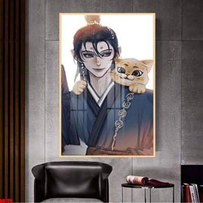 File in mica File in tranh natra ma đồng giáng thế NA729 (bản gốc) làm vách ngăn