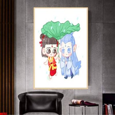 Hình ảnh file gốc in trần nhà File in tranh natra ma đồng giáng thế NA752