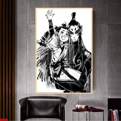 File in trần File in tranh natra ma đồng giáng thế NA806 (bản gốc) phong cảnh