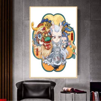 File gốc File in tranh natra ma đồng giáng thế NA922 (chuẩn CMYK) cho nhà in