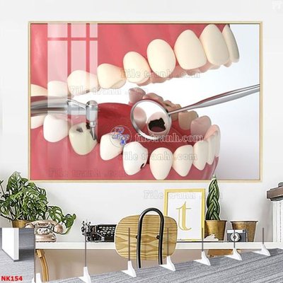 File tranh gốc File gốc tranh in nha khoa NK154 (bản đẹp) độc quyền
