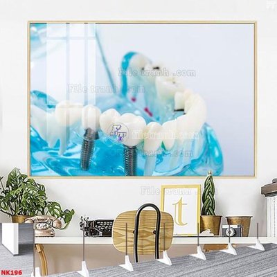 File ảnh File gốc tranh in nha khoa NK196 (gốc) in decal dán tường