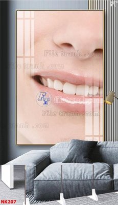 File ảnh File gốc tranh in nha khoa NK207 (gốc) cho trang trí nhà hàng