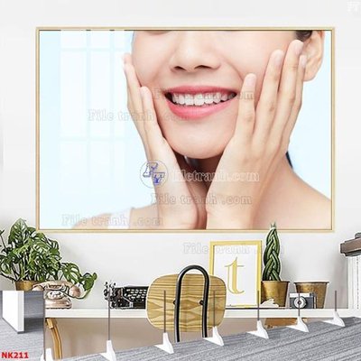 File gốc File gốc tranh in nha khoa NK211 (in tráng gương) ốp tường