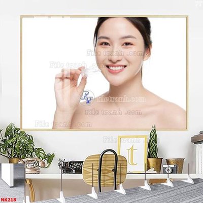 File tranh gốc File gốc tranh in nha khoa NK218 chủ đề hiện đại