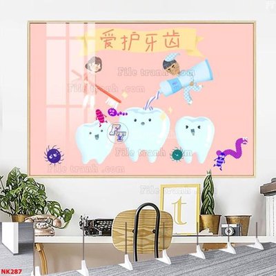 File in lụa File gốc tranh in nha khoa NK287 (chất lượng cao) File gốc tranh in nha khoa NK287