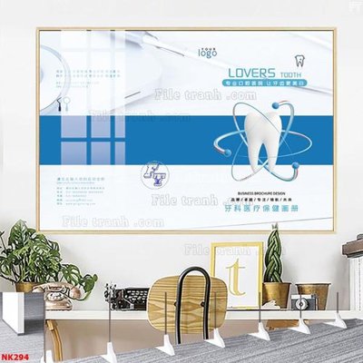 File ảnh File gốc tranh in nha khoa NK294 (gốc) in poster