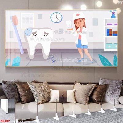 File in ấn cao cấp File gốc tranh in nha khoa NK297 (file gốc)